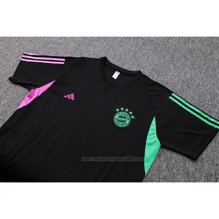 Chandal del Bayern Munich Manga Corta 2023-2024 Negro - Pantalon Corto